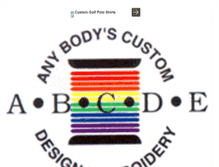 Tablet Screenshot of abcde-embroidery.com